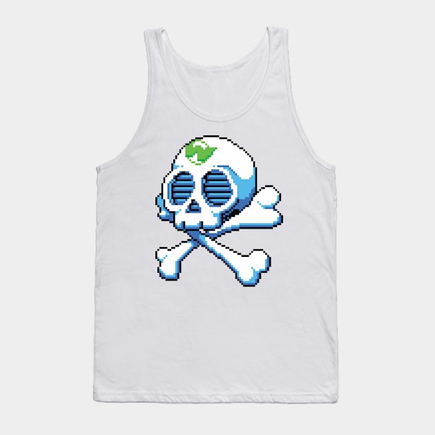 Mega Crossbones Tank Top by dann